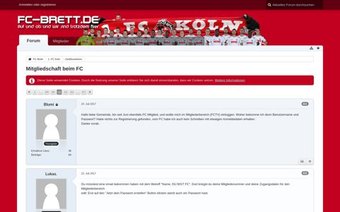 Mitgliedschaft beim FC - Seite 31 - Geißbockheim - FC-Brett