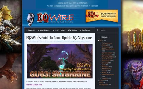 EQ2Wire » EQ2Wire's Guide to Game Update 63: Skyshrine