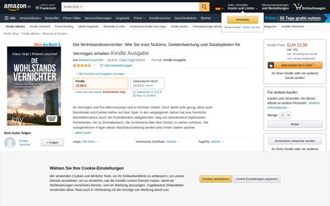 Die Wohlstandsvernichter: Wie Sie trotz Nullzins ... - Amazon.de