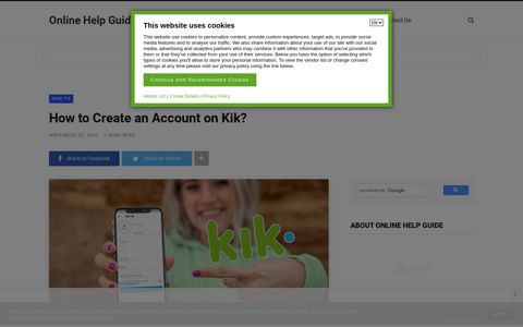 How to Create an Account on Kik? - Online Help Guide