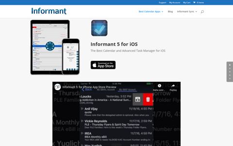 Informant 5 for iOS - Pocket Informant