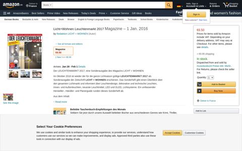 Licht+Wohnen Leuchtenmarkt 2017: Amazon.de: Redaktion LICHT ...