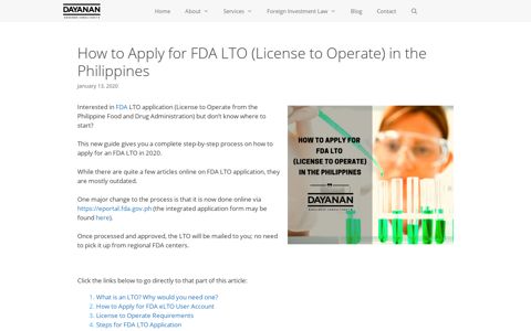 How to apply for an FDA LTO in the Philippines - Your Step-by ...