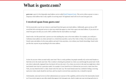 What is gustr.com?