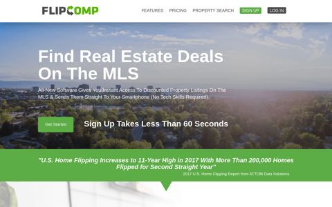 Flipcomp | Find Real Estate Deals in Seconds