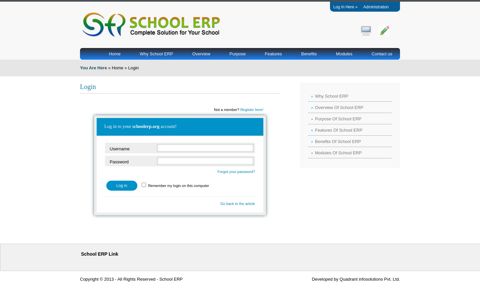 Login - School ERP
