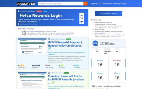 Hvfcu Rewards Login - Logins-DB