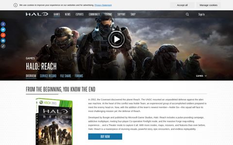 Halo: Reach | Games | Halo - Official Site - Halo Waypoint