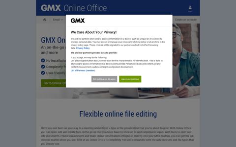 GMX Online Office - GMX.com