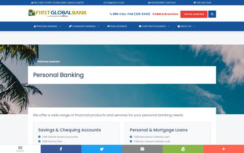Personal Banking | First Global Bank