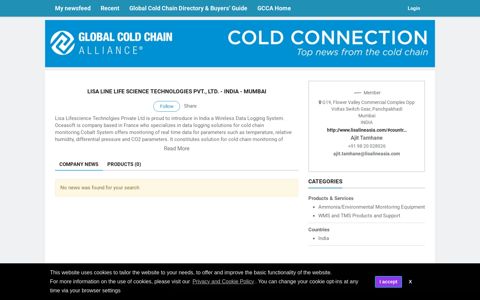Company details - Global Cold Chain News