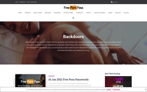 Hacked backdoors - Free Porn Passwords - Page 1