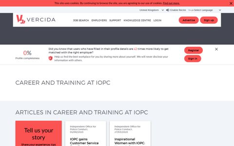 Career and Training at IOPC - VERCIDA