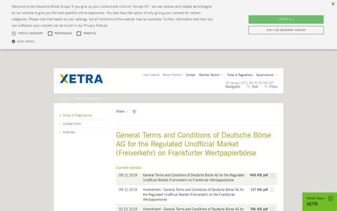 Deutsche Börse Xetra - General Terms and Conditions of ...