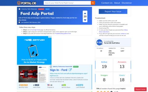 Ford Adp Portal