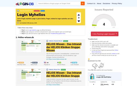 myhelios.helios-kliniken.de - Login: myHELIOS - A database ...