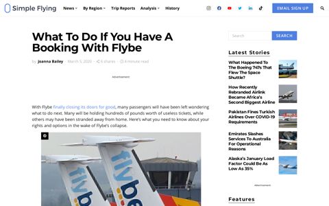 What To Do If You Have A Booking With Flybe - Simple Flying