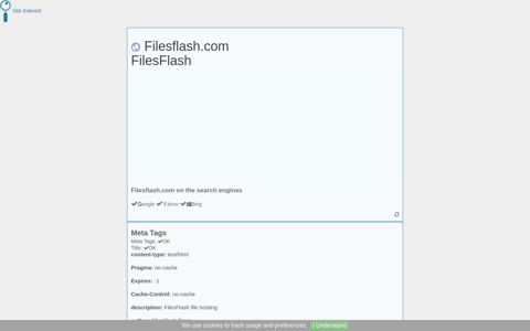 Filesflash.com on search engines