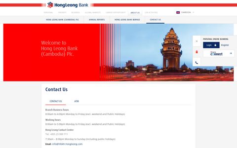 Hong Leong Contact - Hong Leong Bank Cambodia