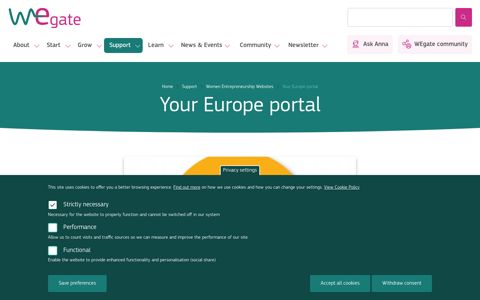Your Europe portal | WEgate - European gateway for women's ...