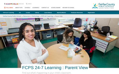FCPS 24-7 Learning : Parent View | Fairfax County Public ...