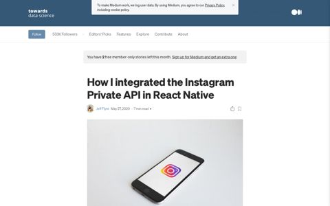 How I integrated the Instagram Private API in React Native | by ...