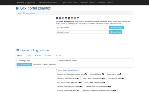 ™ "Gcx portal zenetex" Keyword Found Websites Listing | Keyword ...