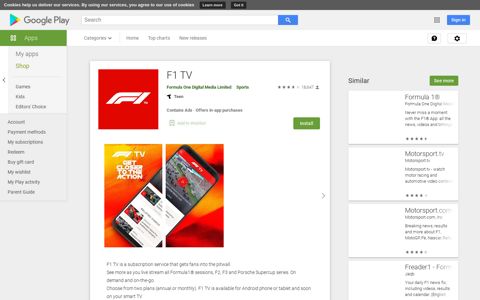 F1 TV - Apps on Google Play