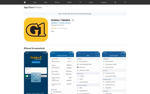 ‎Golden 1 Mobile on the App Store