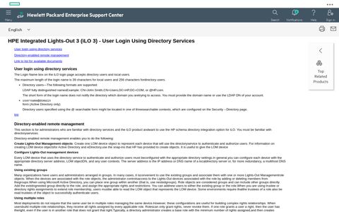 HPE Integrated Lights-Out 3 (iLO 3) - User Login Using ...