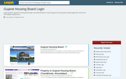 Gujarat Housing Board Login