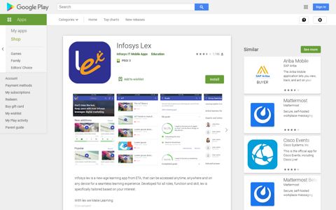 Infosys Lex – Apps on Google Play