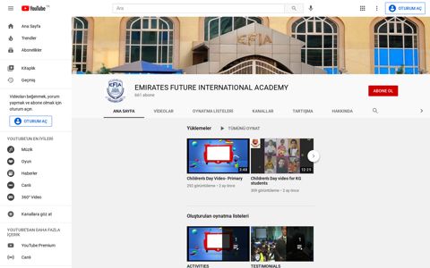 EMIRATES FUTURE INTERNATIONAL ACADEMY - YouTube