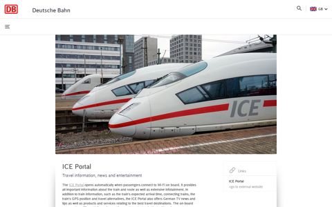 ICE Portal | Deutsche Bahn AG