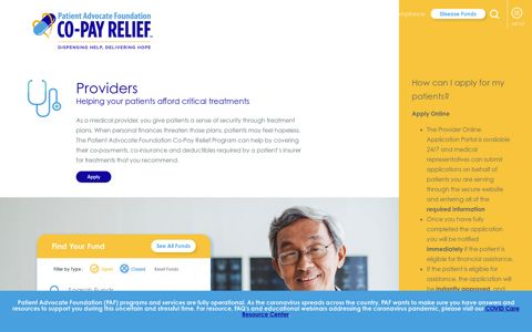 Providers - Patient Advocate Foundation | Co-Pay Relief