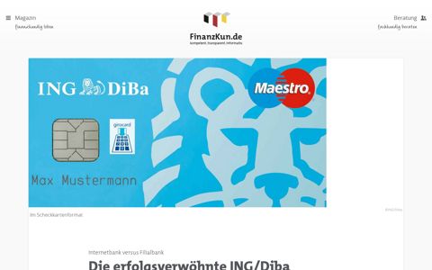 Die erfolgsverwöhnte ING/Diba - Finanzkun.de