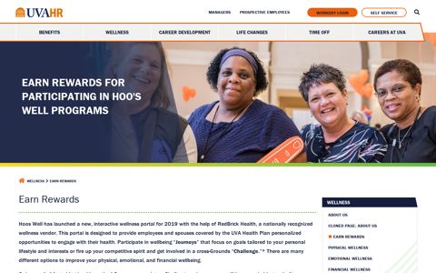 Earn Rewards | UVA HR - University of Virginia