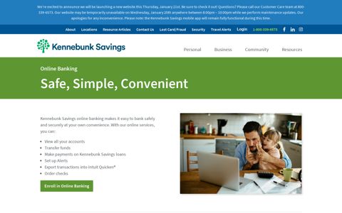 Online Banking: Bill Pay & Statements | Kennebunk Savings