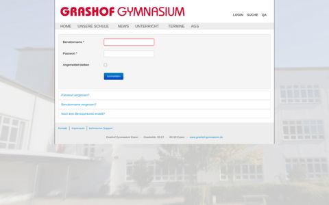login - Grashof-Gymnasium