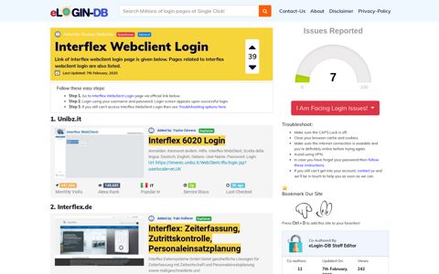 Interflex Webclient Login