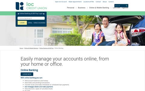 Online Banking - LOC Federal Credit Union