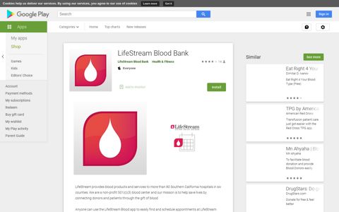 LifeStream Blood Bank - Apps on Google Play