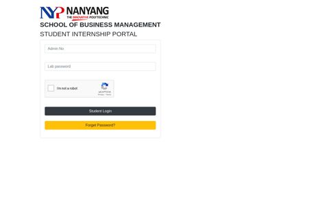 student internship portal - Welcome to School of Business ...