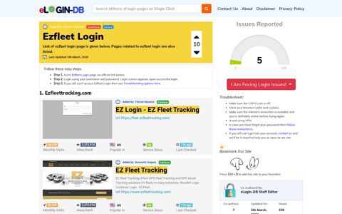Ezfleet Login - A database full of login pages from all over the ...