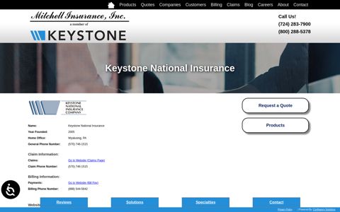 Keystone National Insurance - Insurance Company
