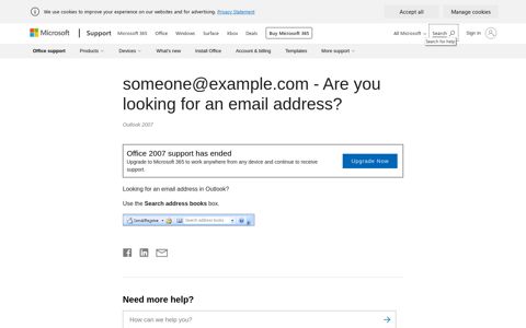 someone@example.com - Are you looking for an email ...
