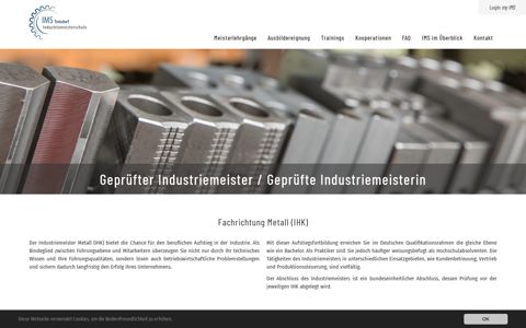 Industriemeister Metall IHK - IMS Troisdorf