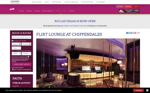Flirt Lounge - Rio Las Vegas Nightlife - Caesars Entertainment