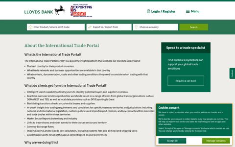 About us - Lloyds Bank International Trade Portal