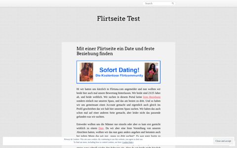 Flirtseite Test